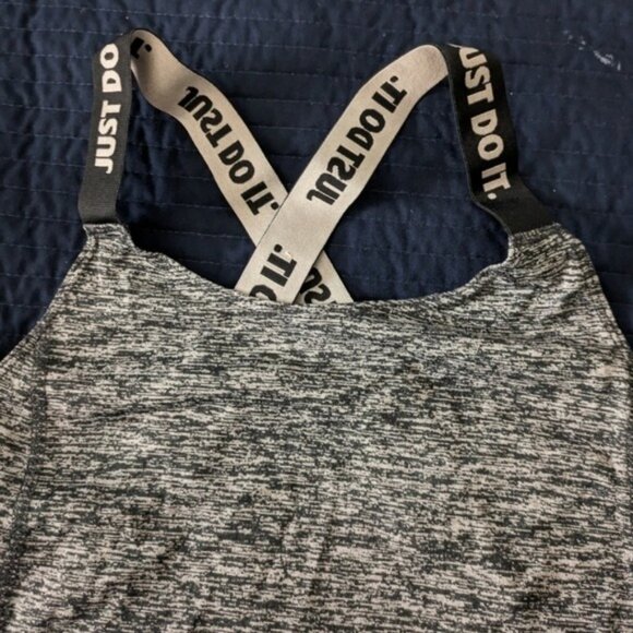 Nike Dri FIT Elastika Training Tank Top Youth  Small Girl Grey NWT 112025 - Picture 4 of 9